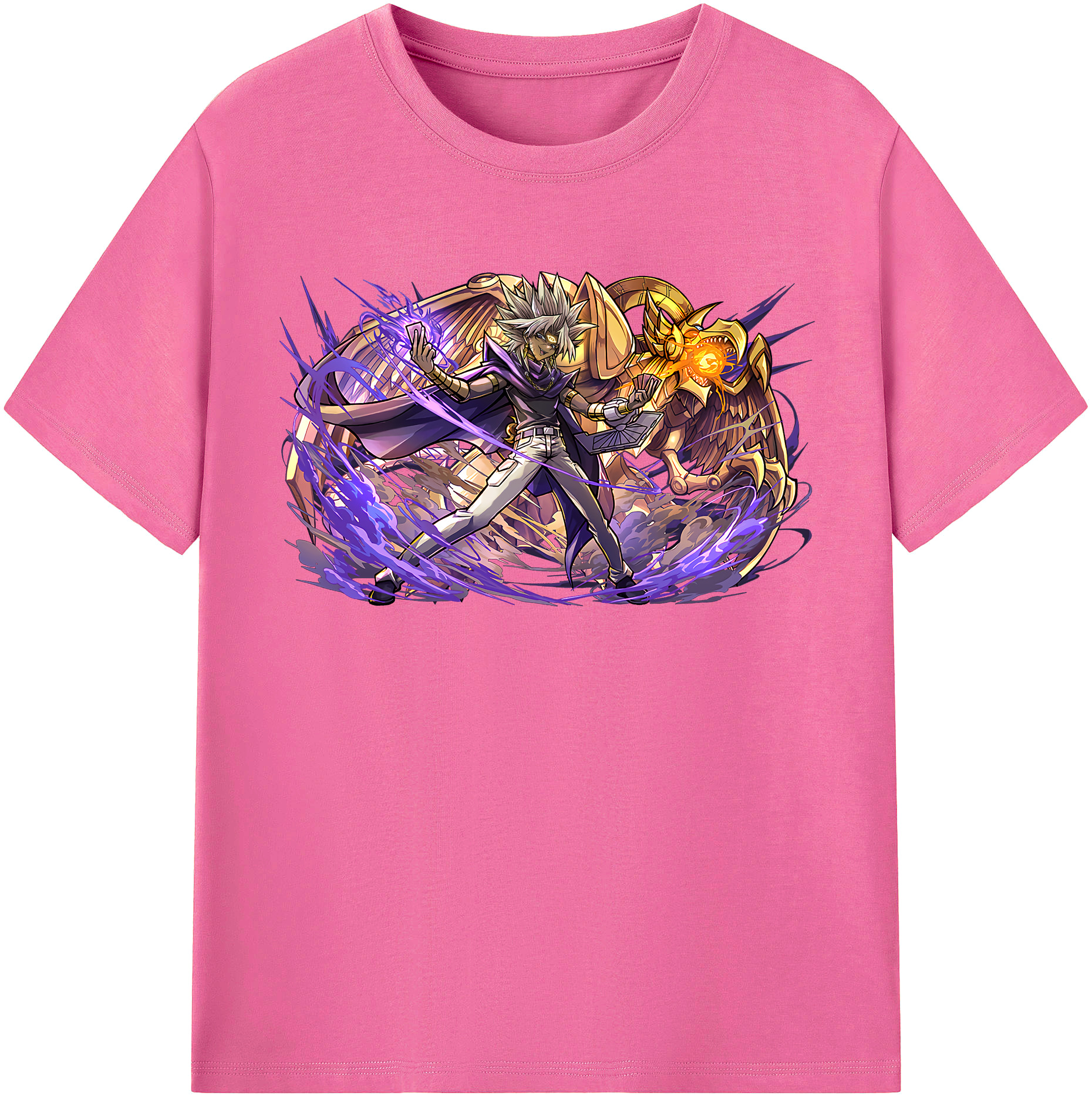 （画像用） 遊☆戯☆王 Yu-Gi-Oh! レディースカジュアルプリントTシャツ（綿100％）